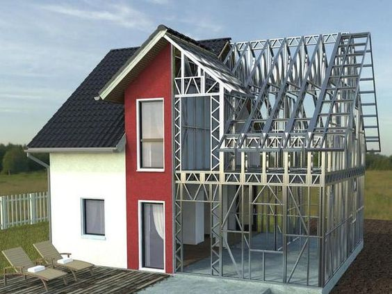 Vivienda con estructura Metalcon
